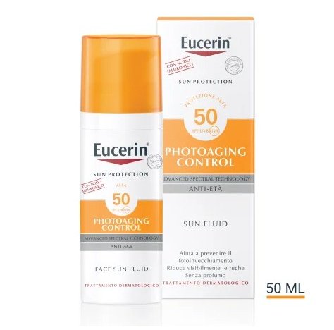 EUCERIN PHOTOAGING CONTROL SPF50+ - PROTEZIONE VISO SOLARE ANTI ETÀ 