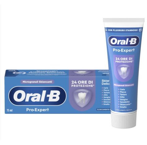 Oral-B Dentifricio Pro-Expert Sbiancante Sano Protezione per 24 Ore, 75ml