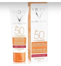 VICHY CAPITAL SOLEIL SPF50+ - PROTEZIONE SOLARE VISO ANTI AGE VICHY CAPITAL SOLEIL SPF50+ - PROTEZIONE SOLARE VISO ANTI AGE