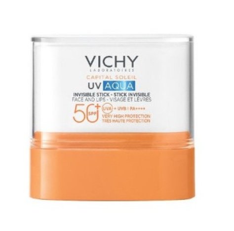 VICHY CAPITAL SOLEIL UV AQUA SPF50+ - STICK PROTEZIONE VISO SOLARE INVISIBILE 