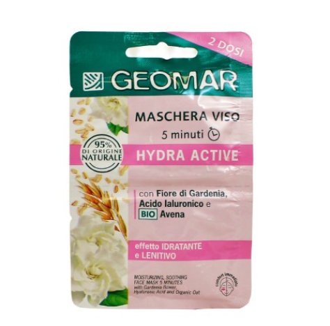 GEOMAR MASCHERA VISO HYDRA ACTIVE - EFFETTO IDRATANTE E LENITIVO 2 DOSI 