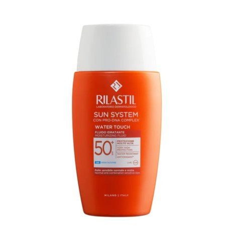RILASTIL SUN SYSTEM WATER TOUCH SPF50+ - CREMA PROTEZIONE SOLARE VISO ANTI IMPERFEZIONI 