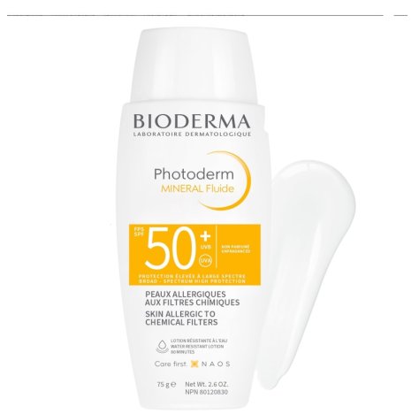BIODERMA PHOTODERM MINERAL FLUIDE SPF 50+ - CREMA SOLARE VISO PROTEZIONE , Per pelle mista o grassa
