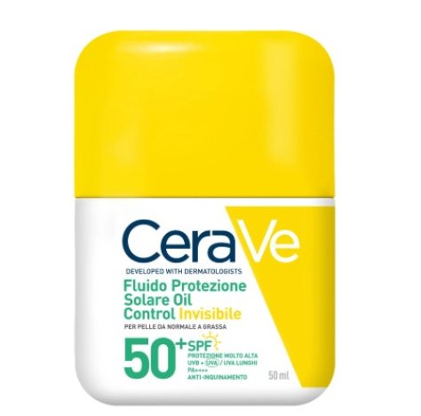 CERAVE CERAVE - FLUIDO PROTEZIONE SOLARE VISO OIL CONTROL INVISIBLE SPF50+
