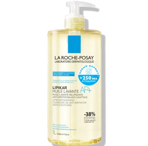 LA ROCHE POSAY LIPIKAR HUILE LAVANTE AP - DETERGENTE OLIO CORPO PER PELLE SECCA E ATOPICA 1L 