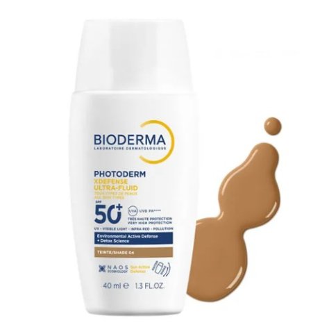 BIODERMA PHOTODERM EXDEFENSE ULTRA FLUID SPF 50+ - FLUIDO VISO COLORATA CON PROTEZIONE SOLARE ,04 