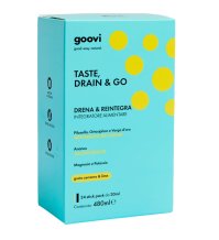 GOOVI TASTE DRAIN & GO DRENA E REINTEGRA - DRENANTE ZENZERO E LIME  , 24 STICK 