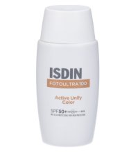 ISDIN FOTOULTRA 100 ACTIVE UNIY - Fotoprotettore viso con azione depigmentante che uniforma l’incarnato COLORATA