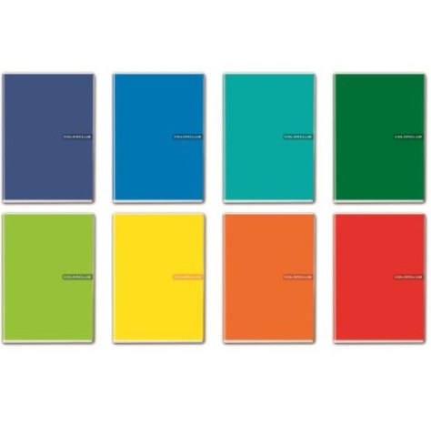 MAXI COLORCLUB - QUADERNO 10 PEZZI COLORI ASSORTITI ,Rigo A 1/2 elementare con margine MAXI COLORCLUB - QUADERNO 10 PEZZI COLORI ASSORTITI ,Rigo A 1/2 elementare con margine