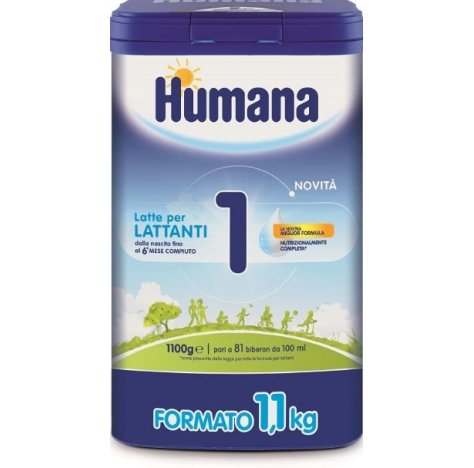 Humana 1 5HMO Latte in Polvere per Lattanti 1100 g Humana 1 5HMO Latte in Polvere per Lattanti 1100 g