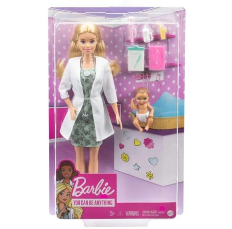 BARBIE DOTTORESSA PEDIATRA CON ACCESSORI BARBIE DOTTORESSA PEDIATRA CON ACCESSORI