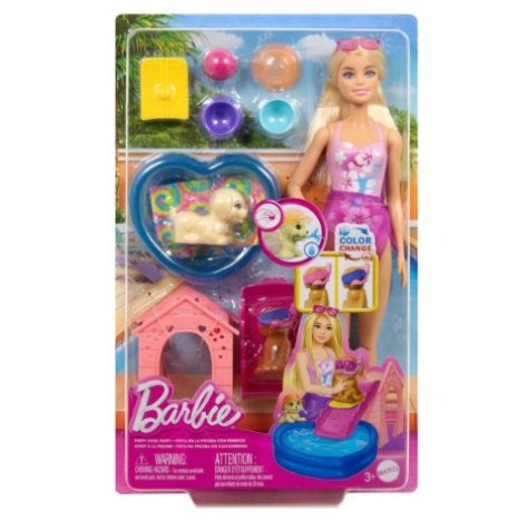 BARBIE PISCINA DEI CUCCIOLI CON ACCESSORI 