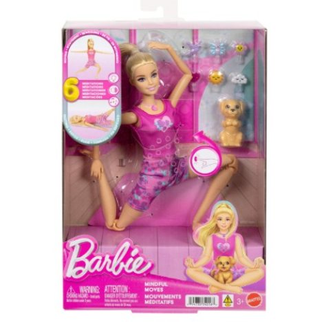 BARBIE YOGA - BAMBOLA + CAGNOLINO CON ACCESSORI BARBIE YOGA - BAMBOLA + CAGNOLINO CON ACCESSORI