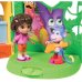 DORA L'ESPLORATRICE CASETTA NELLA FORESTA TROPICALE CON PERSONAGGIO + ACCESSORI 