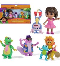DORA L'ESPLORATRICE CON I SUOI AMICI - Set personaggi 