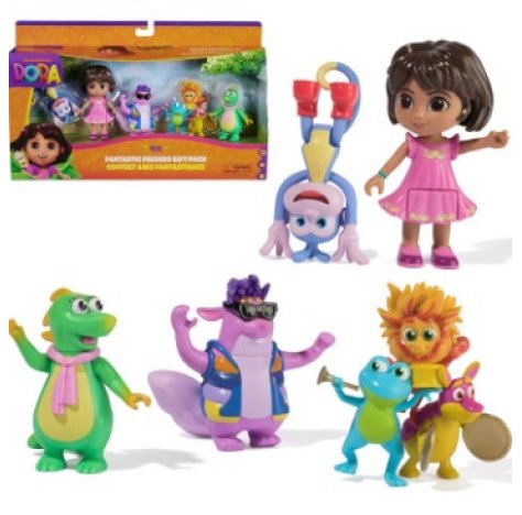 DORA L'ESPLORATRICE CON I SUOI AMICI - Set personaggi 