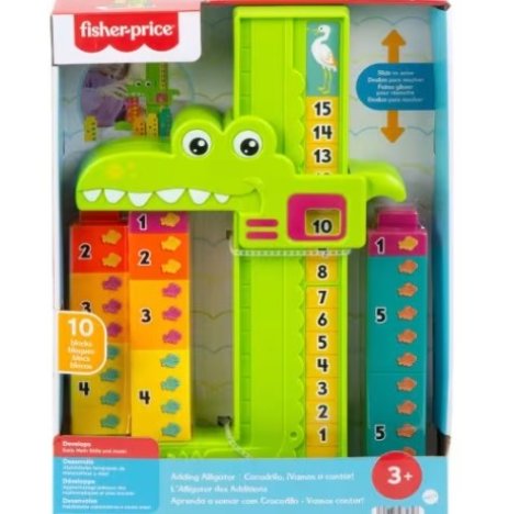 FISHER-PRICE - IL COCCODRILLO GIOCA E CONTA 3+ANNI 