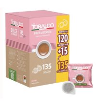 CAFFÈ TORALDO - BOX CIALDE MISCELA DOLCE E CREMOSO 135 CIALDE 