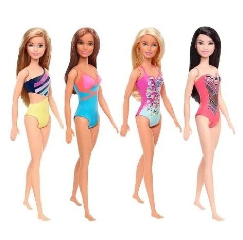 Barbie Bambola da Spiaggia con Costume Intero Rosa – Fashion Doll Mattel 3+ Anni Barbie Bambola da Spiaggia con Costume Intero Rosa – Fashion Doll Mattel 3+ Anni