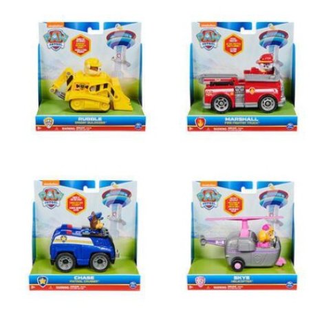 PAW PATROL - MACCHININA CON PERSONAGGIO ASSORTITI 