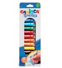 CARIOCA - TEMPERA A TUBETTO 12 PEZZI 