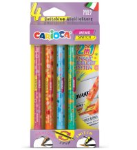 CARIOCA MEMO SWITCH - EVIDENZIATORI MAGICI CAMBIA COLORE 4 PEZZI 