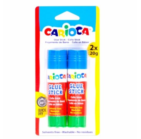 CARIOCA - COLLA STICK 2 PEZZI 20 GR 