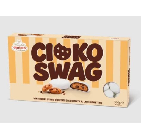 CRISPO -  CIOKO SWANG BIANCO , Mini cookie 500GR 