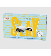 CRISPO CIOCO SLAY BIANCO - biscotto al cacao e vaniglia 500GR 