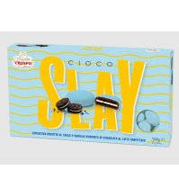 CRISPO CIOCO SLAY CELESTE  - biscotto al cacao e vaniglia 500GR 