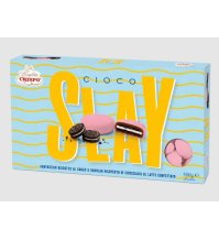 CRISPO CIOCO SLAY ROSA  - biscotto al cacao e vaniglia 500GR 