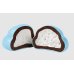 CRISPO CHOCO BAE CELESTE - MERINGA  ricoperta di cioccolato al latte e confettata 400GR
