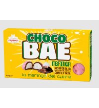 CRISPO CHOCO BAE ROSA  - MERINGA  ricoperta di cioccolato al latte e confettata 400GR