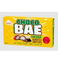 CRISPO CHOCO BAE ROSSO - MERINGA  ricoperta di cioccolato al latte e confettata 400GR
