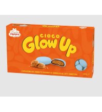 CRISPO CIOCO GLOW UP - Amaretto CELESTE  ricoperto di cioccolato al latte confettato 400GR