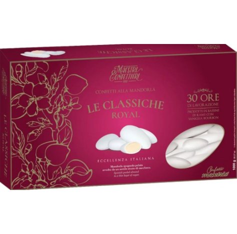MAXTRIS CONFETTI  LE CLASSICHE ROYAL ALLA MANDORLA 1 Kg - BIANCHI