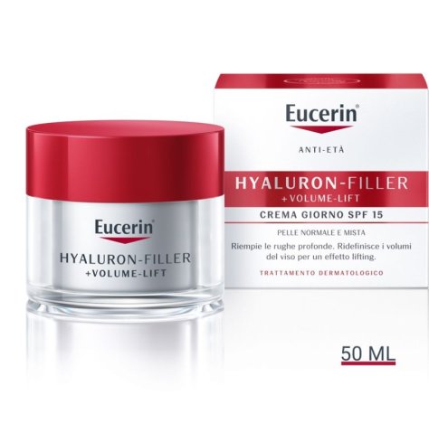 EUCERIN HYALURON FILLER VOLUME LIFT - CREMA VISO GIORNO PELLI MISTE E NORMALI SPF 15+ 