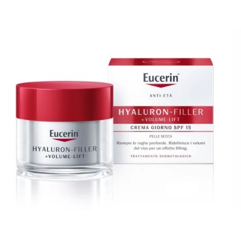 EUCERIN HYALURON FILLER VOLUME LIFT - CREMA VISO GIORNO PELLE SECCA  SPF 15+ 