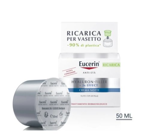 EUCERIN HYALURON FILLER 3X EFFECT - RICARICA CREMA VISO NOTTE EUCERIN HYALURON FILLER 3X EFFECT - RICARICA CREMA VISO NOTTE