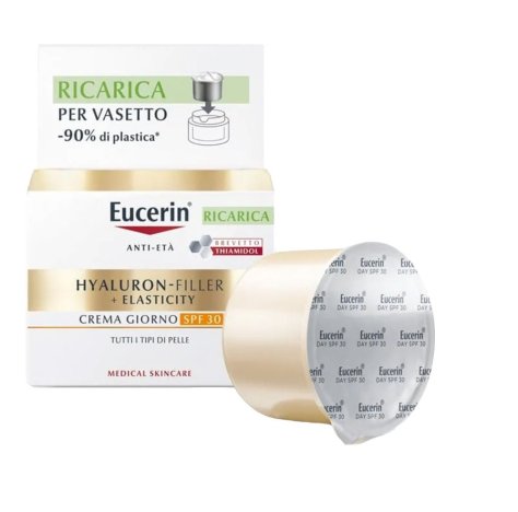 EUCERIN HYALURON FILLER ELASTICITY SPF 30+ - CREMA VISO GIORNO RICARICA 