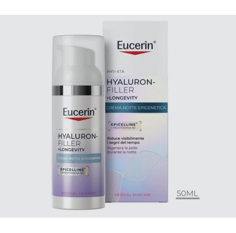 EUCERIN HYALURON FILLER LONGEVITY - SIERO VISO EPIGENETICO NOTTE EUCERIN HYALURON FILLER LONGEVITY - SIERO VISO EPIGENETICO NOTTE