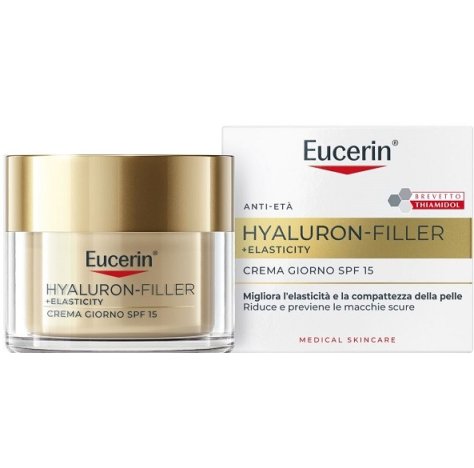 EUCERIN HYALURON FILLER ELASTICITY - CREMA VISO GIORNO SPF 15+ EUCERIN HYALURON FILLER ELASTICITY - CREMA VISO GIORNO SPF 15+