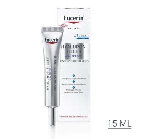 EUCERIN HYALURON FILLER 3X EFFECT - CONTORNO OCCHI SPF 15 EUCERIN HYALURON FILLER 3X EFFECT - CONTORNO OCCHI SPF 15