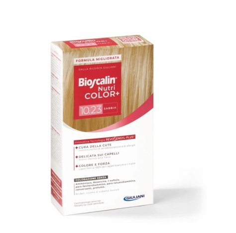 BIOSCALIN NUTRI COLOR + - TINTURA CAPELLI SENZA AMMONIACA , 10,23 SABBIA BIOSCALIN NUTRI COLOR + - TINTURA CAPELLI SENZA AMMONIACA , 10,23 SABBIA