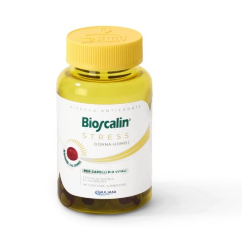 BIOSCALIN STRESS DONNA UOMO - 30 GUMMIES PER CAPELLI PIÙ VITALI 