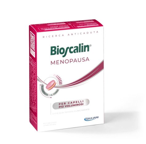 BIOSCALIN MENOPAUSA - TRATTAMENTO ANTICADUTA PER CAPELLI PIÙ VOLUMINOSI , 30 COMPRESSE BIOSCALIN MENOPAUSA - TRATTAMENTO ANTICADUTA PER CAPELLI PIÙ VOLUMINOSI , 30 COMPRESSE