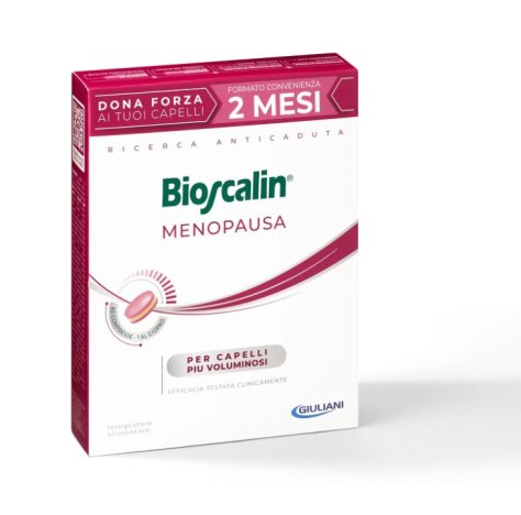 BIOSCALIN MENOPAUSA - TRATTAMENTO ANTICADUTA PER CAPELLI PIÙ VOLUMINOSI , 60 COMPRESSE BIOSCALIN MENOPAUSA - TRATTAMENTO ANTICADUTA PER CAPELLI PIÙ VOLUMINOSI , 60 COMPRESSE