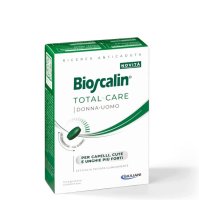 BIOSCALIN TOTAL CARE UOMO DONNA  - TRATTAMENTO PER CAPELLI E UNGHIE PIÙ FORTI 30 COMPRESSE 