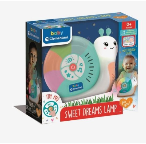 BABY CLEMENTONI SWEET DREAMS LAMP - lampada notturna dolci sogni lumaca 0+ MESI BABY CLEMENTONI SWEET DREAMS LAMP - lampada notturna dolci sogni lumaca 0+ MESI
