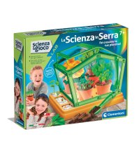 CLEMENTONI - LA SCIENZA IN SERRA , Kit Piante Laboratorio Scientifico 7+ ANNI 